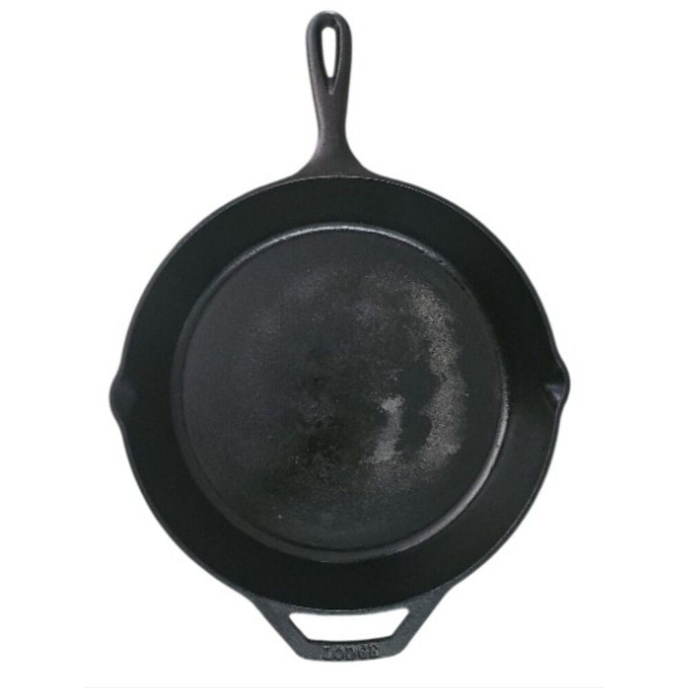 Lodge 12 Inch Cast Iron Skillet USA Pre Seasoned Fry Pan Camping Cookware